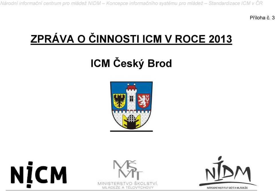 ČINNOSTI ICM V