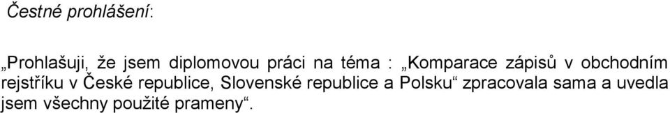 rejstříku v České republice, Slovenské republice a