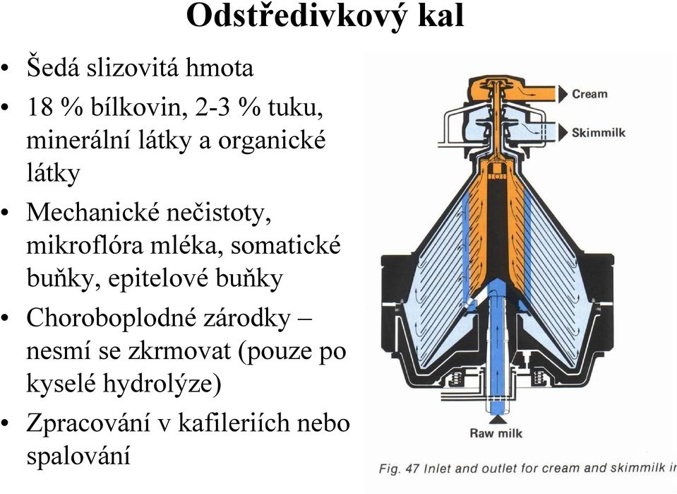 mléka, somatické buňky, epitelové buňky Choroboplodné zárodky nesmí se