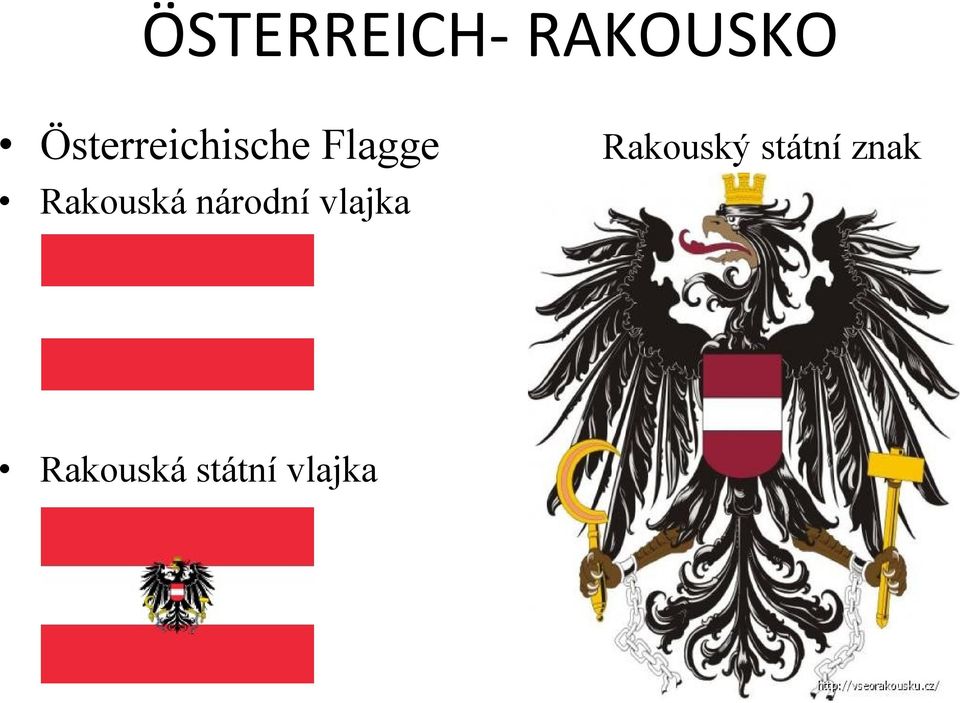 vlajka Rakouský státní