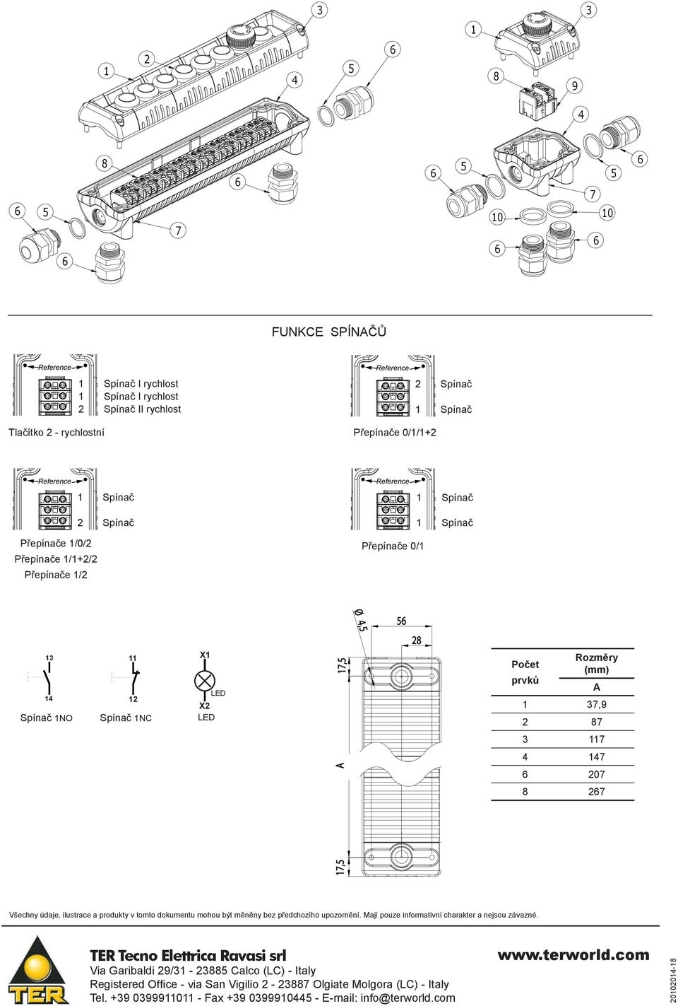 87 3 7 4 7 A 207 17,5 8 27 Všechny údaje, ilustrace a produkty v tomto dokumentu mohou být měněny bez předchozího upozornění. Mají pouze informativní charakter a nejsou závazné.