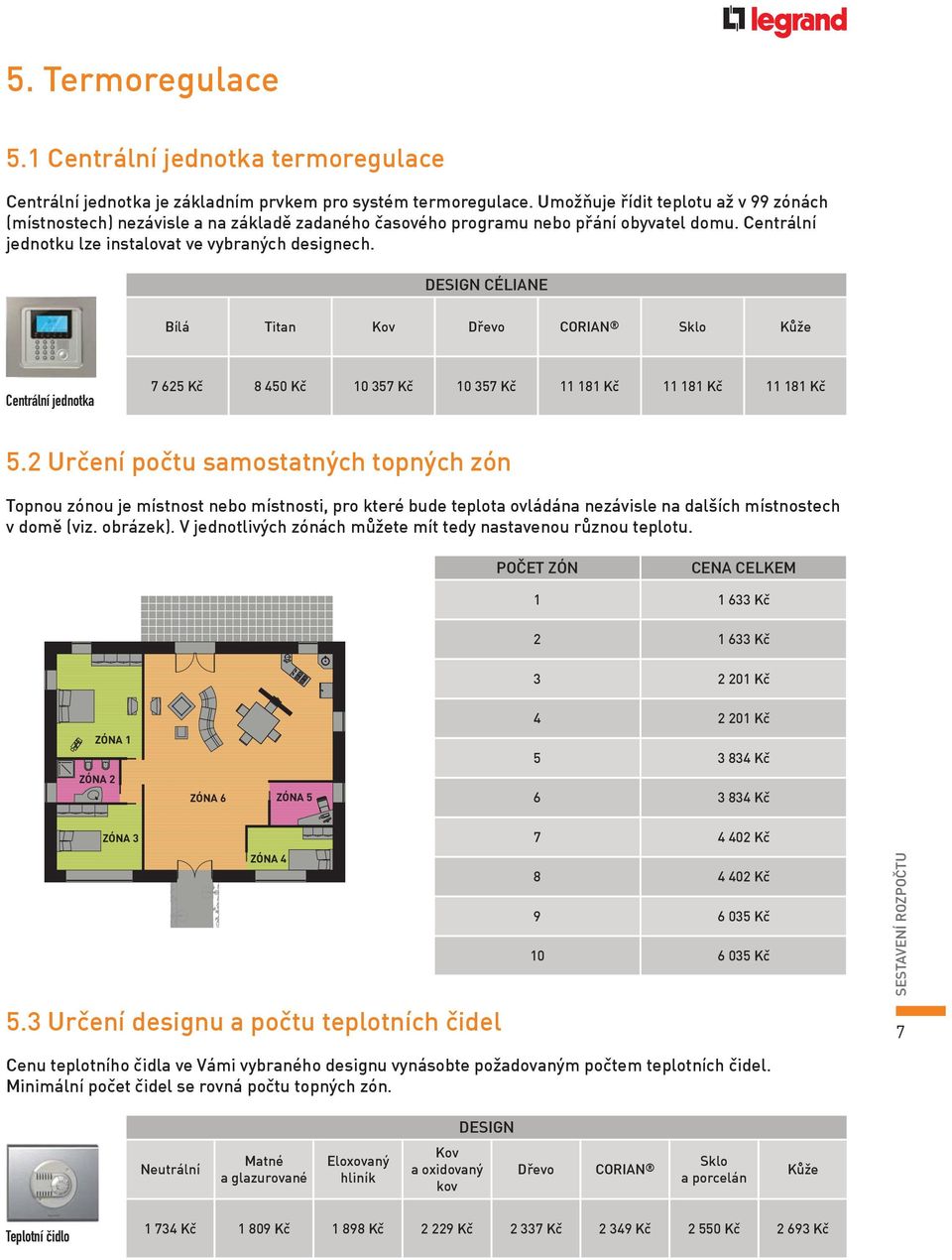 DESIGN CÉLIANE Bílá Titan Kov Døevo CORIAN Sklo Kùže Centrální jednotka 7 625 Kè 8 450 Kè 10 357 Kè 10 357 Kè 11 181 Kè 11 181 Kè 11 181 Kè 5.