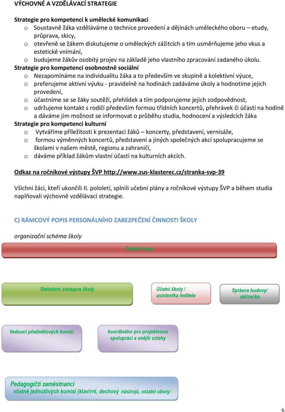 Strategie pro kompetenci osobnostně sociální o Nezapomínáme na individualitu žáka a to především ve skupině a kolektivní výuce, o preferujeme aktivní výuku - pravidelně na hodinách zadáváme úkoly a