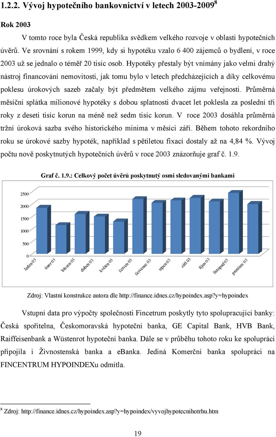 Hypotéky přestaly být vnímány jako velmi drahý nástroj financování nemovitosti, jak tomu bylo v letech předcházejících a díky celkovému poklesu úrokových sazeb začaly být předmětem velkého zájmu