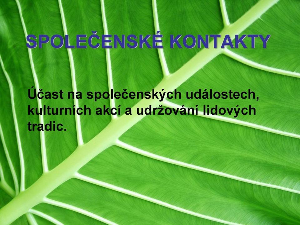 událostech, kulturních