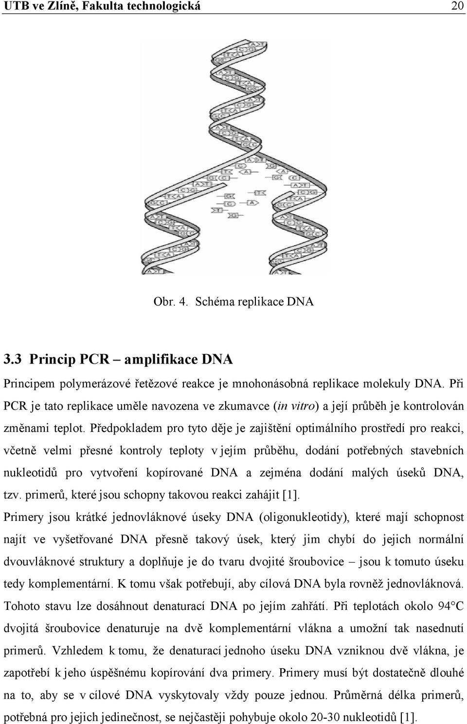 Předpokladem pro tyto děje je zajištění optimálního prostředí pro reakci, včetně velmi přesné kontroly teploty v jejím průběhu, dodání potřebných stavebních nukleotidů pro vytvoření kopírované DNA a