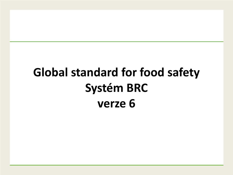 food safety