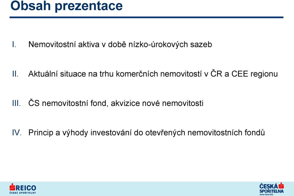 Aktuální situace na trhu komerčních nemovitostí v ČR a CEE