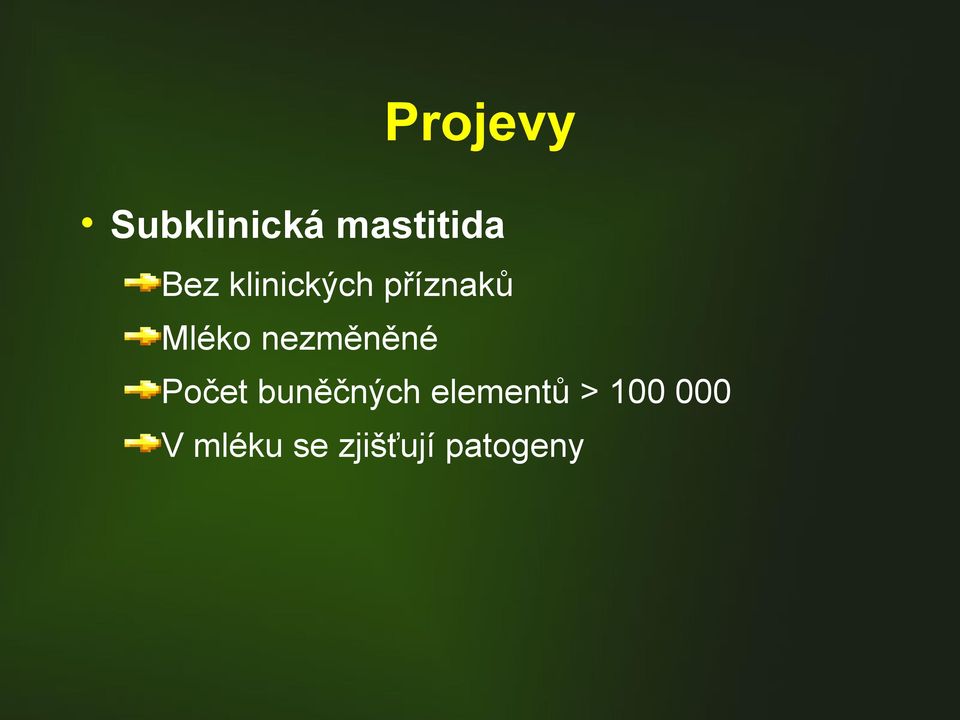 nezměněné Počet buněčných