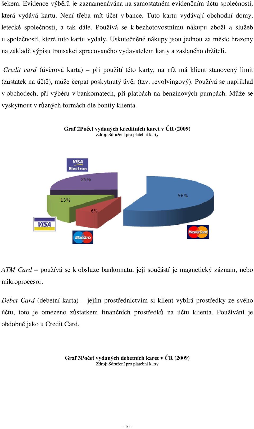 Uskutečněné nákupy jsou jednou za měsíc hrazeny na základě výpisu transakcí zpracovaného vydavatelem karty a zaslaného držiteli.