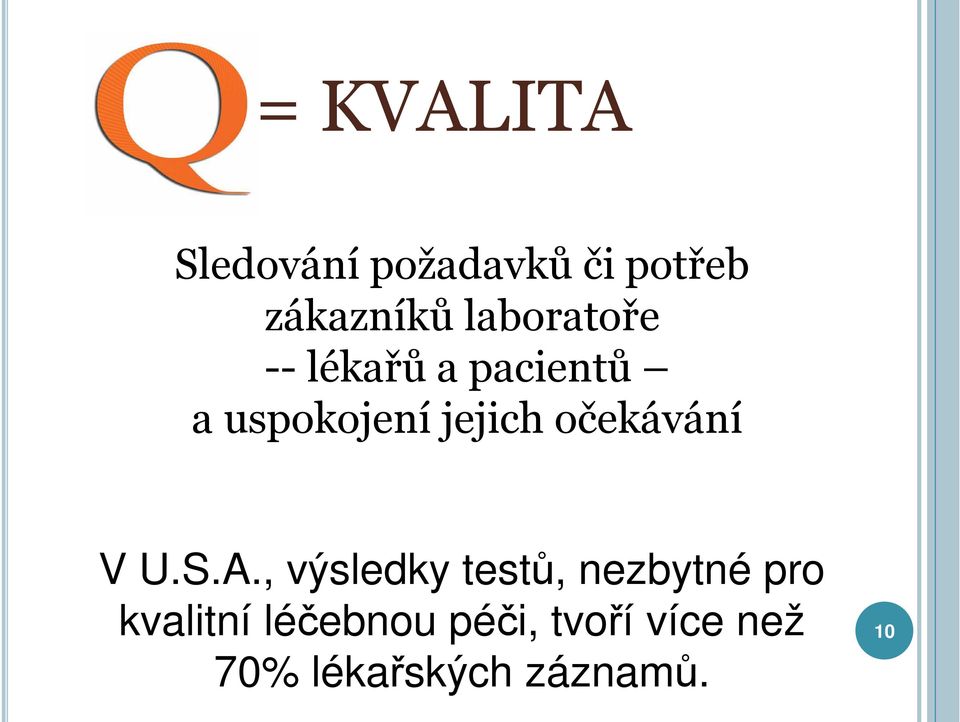 očekávání V U.S.A.