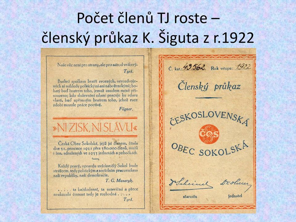 členský