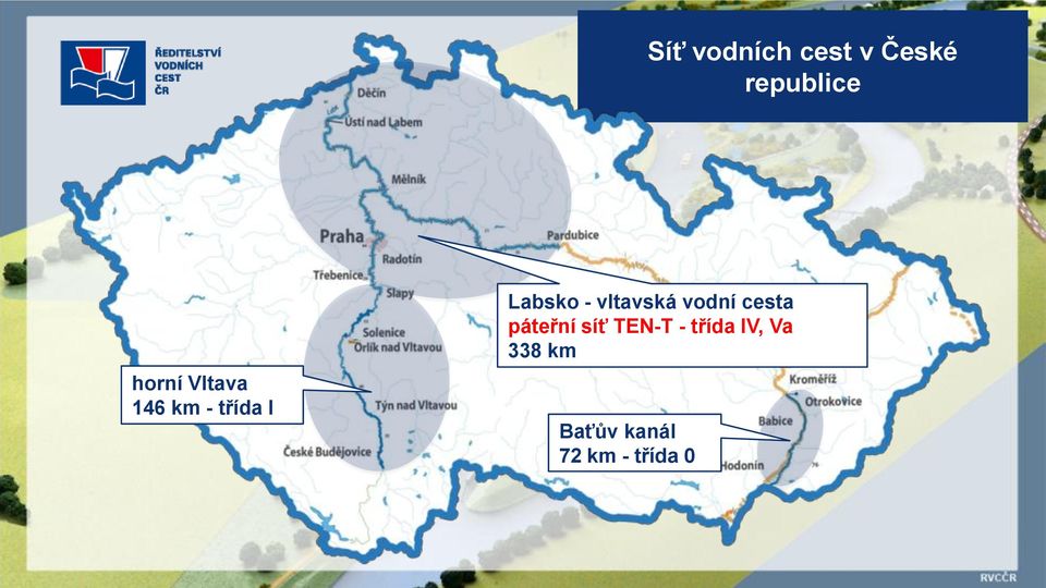 vltavská vodní cesta páteřní síť TEN-T -