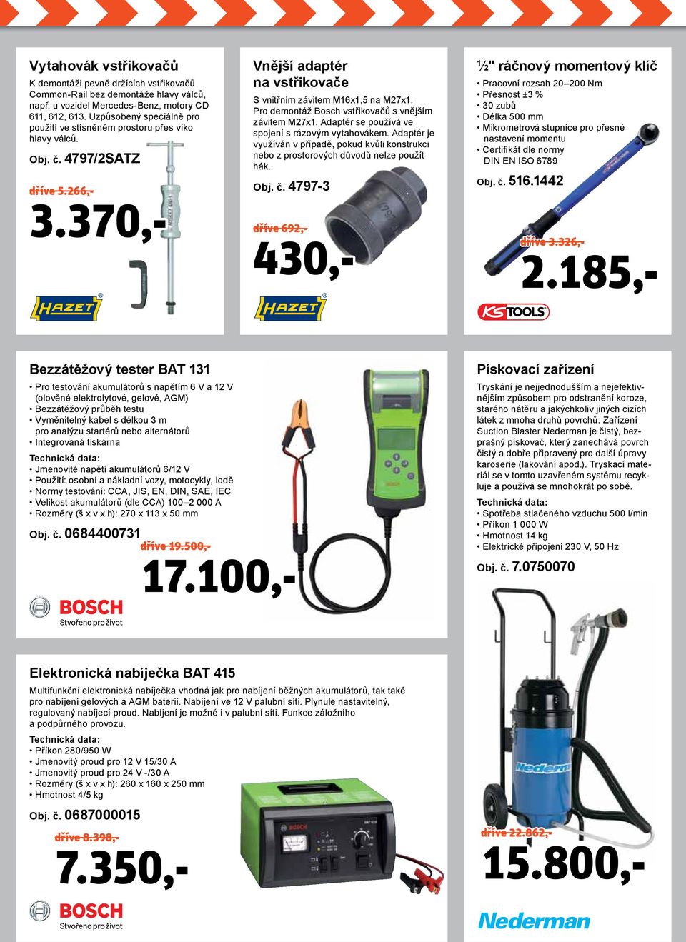 Pro demontáž Bosch vstřikovačů s vnějším závitem M27x1. Adaptér se používá ve spojení s rázovým vytahovákem.