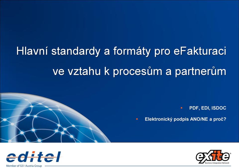 partnerům PDF, EDI, ISDOC