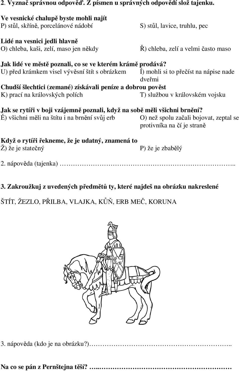 maso Jak lidé ve městě poznali, co se ve kterém krámě prodává?