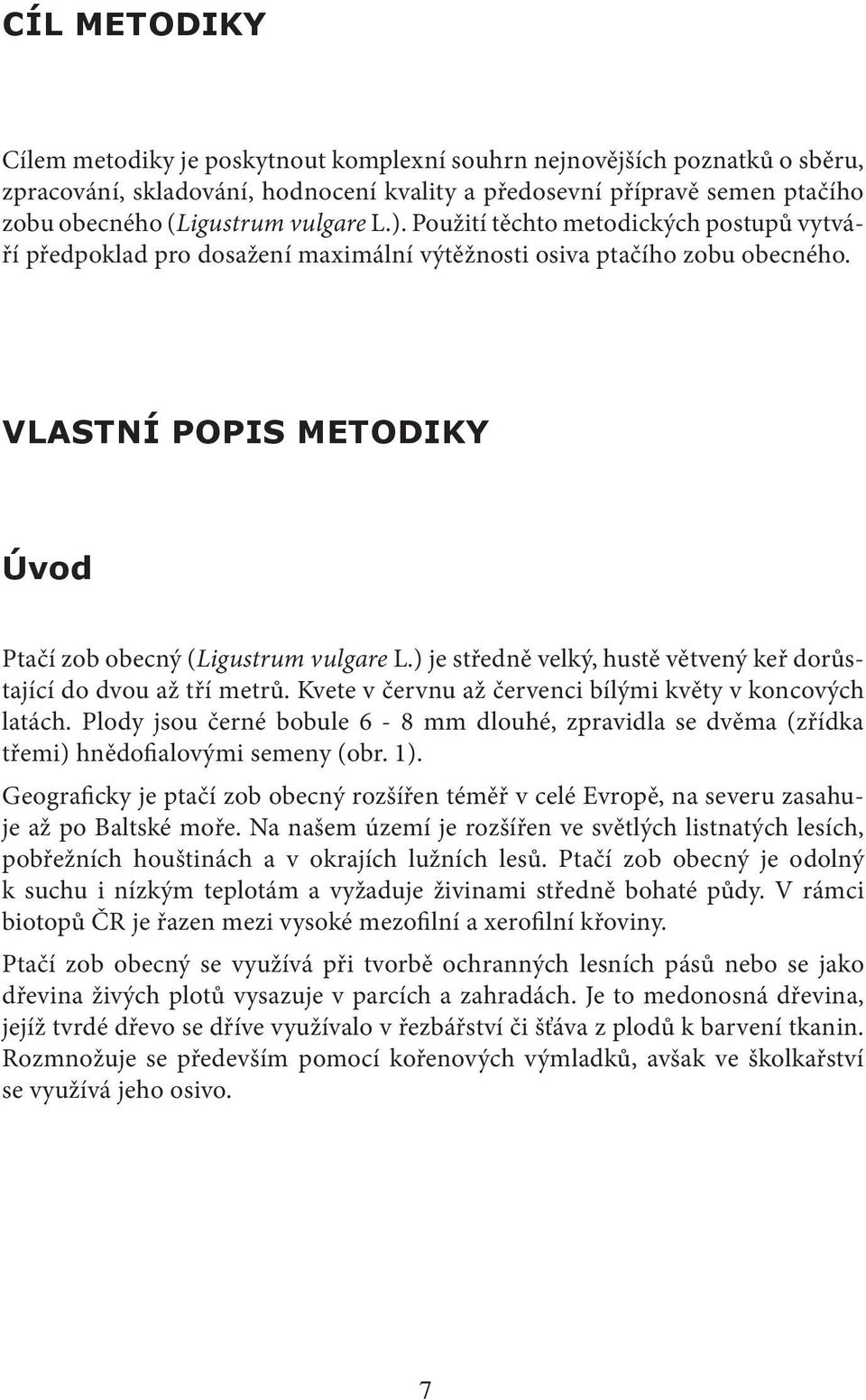 ) je středně velký, hustě větvený keř dorůstající do dvou až tří metrů. Kvete v červnu až červenci bílými květy v koncových latách.