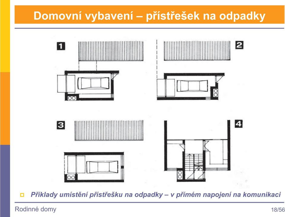 pístešku na odpadky v pímém