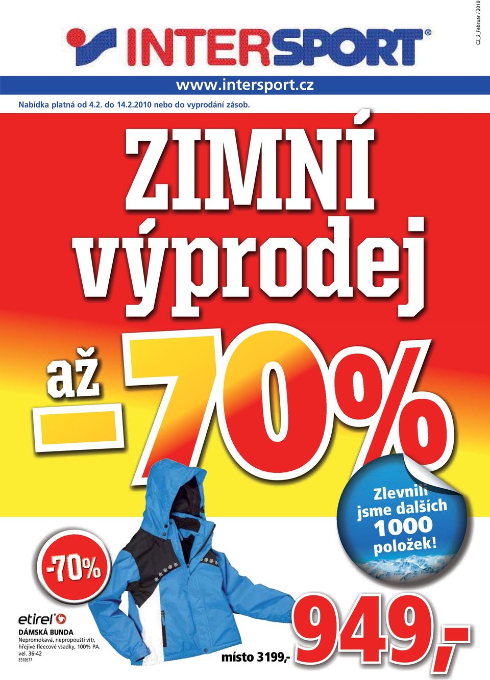 ZIMNÍ výprodej až Zlevnili jsme dalších 1 000 položek!