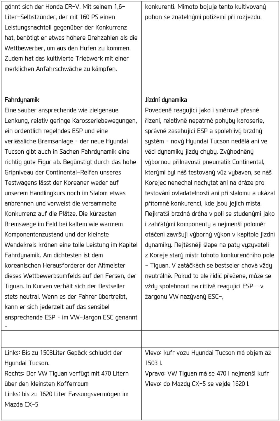 Zudem hat das kultivierte Triebwerk mit einer merklichen Anfahrschwäche zu kämpfen. konkurenti. Mimoto bojuje tento kultivovaný pohon se znatelnými potížemi při rozjezdu.