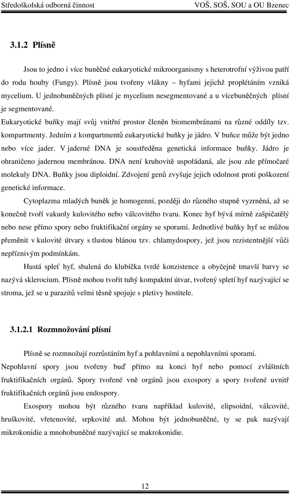 Jedním z kompartmentů eukaryotické buňky je jádro. V buňce může být jedno nebo více jader. V jaderné DNA je soustředěna genetická informace buňky. Jádro je ohraničeno jadernou membránou.