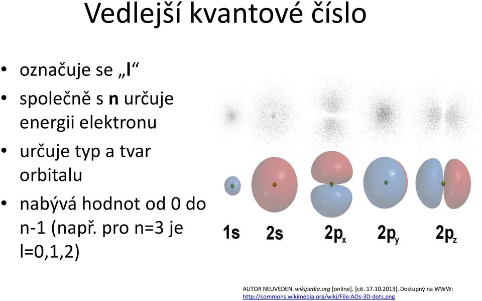 pro n=3 je l=0,1,2) AUTOR NEUVEDEN. wikipedia.org[online]. [cit. 17.10.