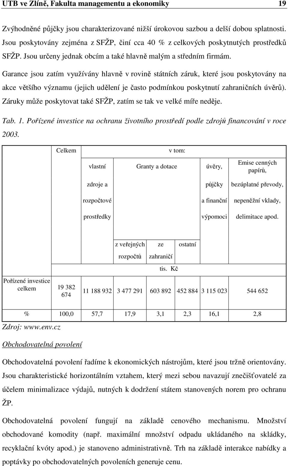 Garance jsou zatím využívány hlavně v rovině státních záruk, které jsou poskytovány na akce většího významu (jejich udělení je často podmínkou poskytnutí zahraničních úvěrů).