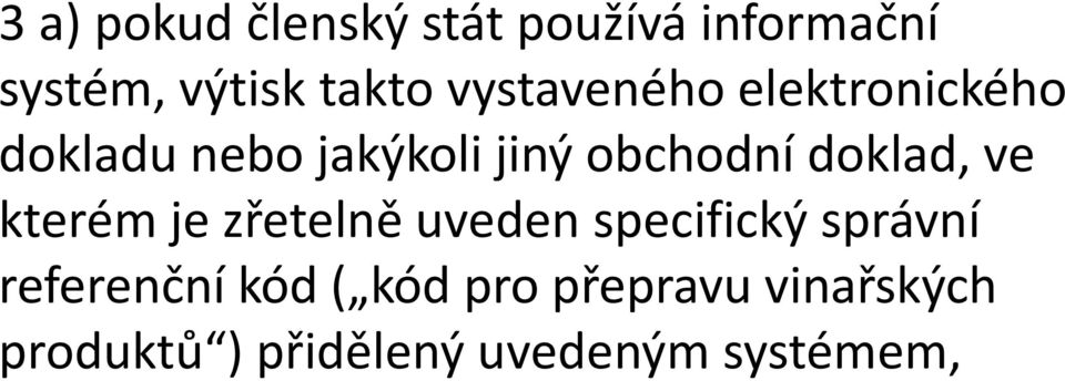 doklad, ve kterém je zřetelně uveden specifický správní referenční