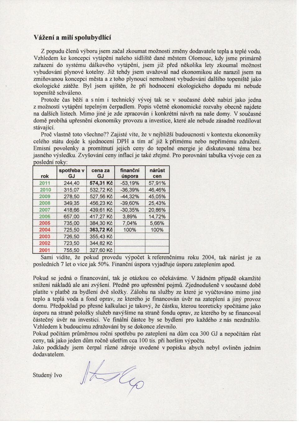 Jiz tehdy jsem uvazoval nad ekonomikou ale narazil jsem na zminovanou koncepci mesta a z toho plynouci nemoznost vybudovani dalsiho topeniste jako ekologicke zateze.