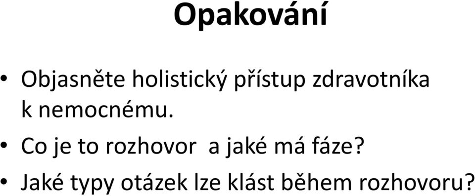 Co je to rozhovor a jaké má fáze?