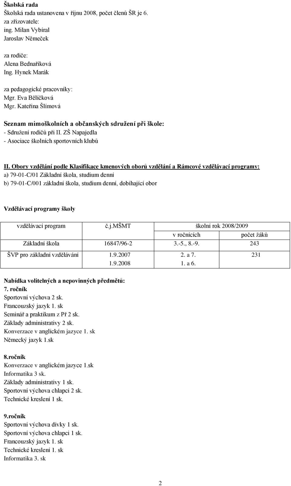 ZŠ Napajedla - Asociace školních sportovních klubů II.