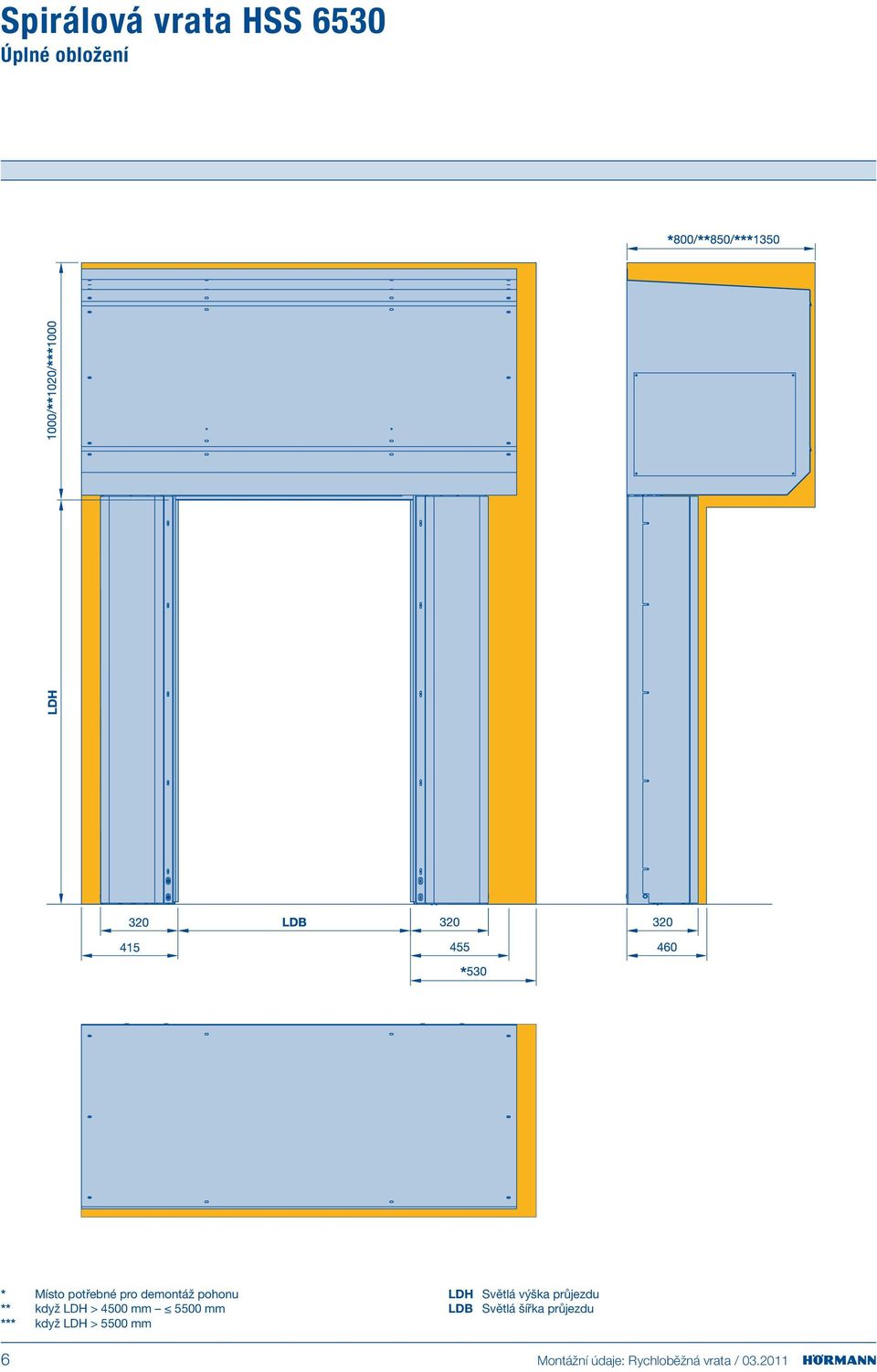 5500 mm *** když LDH > 5500 mm 6