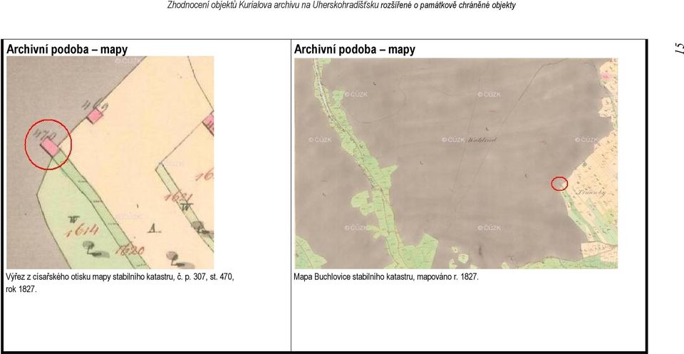 podoba mapy Výřez z císařského otisku mapy stabilního katastru, č. p.