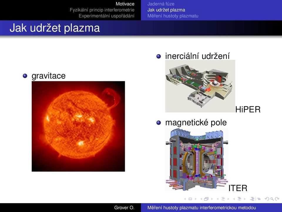 hustoty plazmatu inerciální