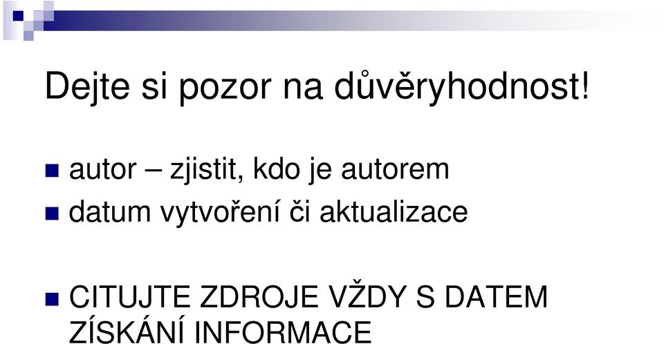 datum vytvořeníči aktualizace