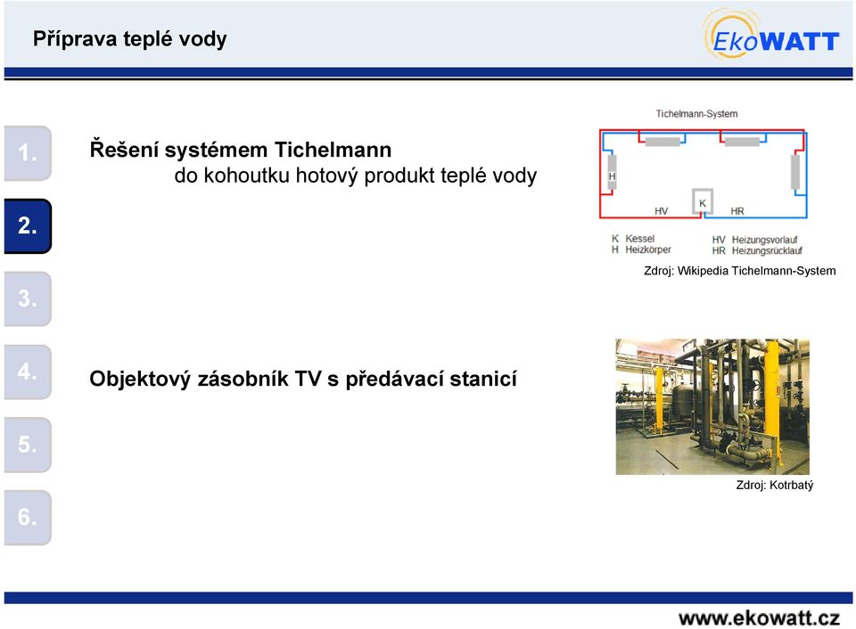 vody Zdroj: Wikipedia Tichelmann-System