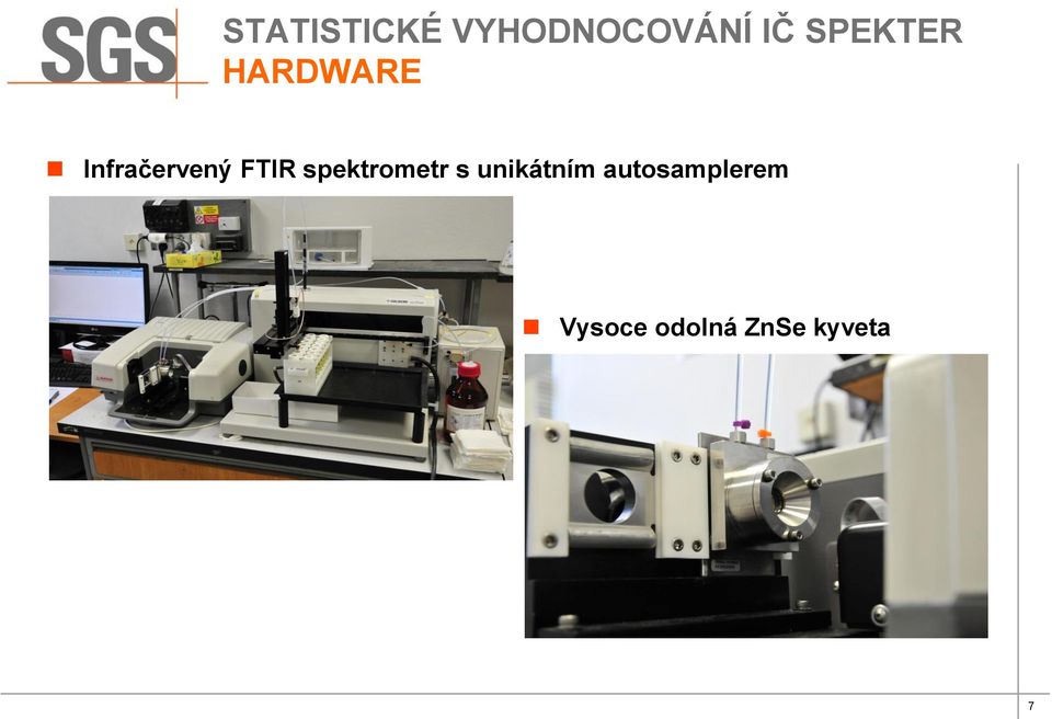 FTIR spektrometr s unikátním