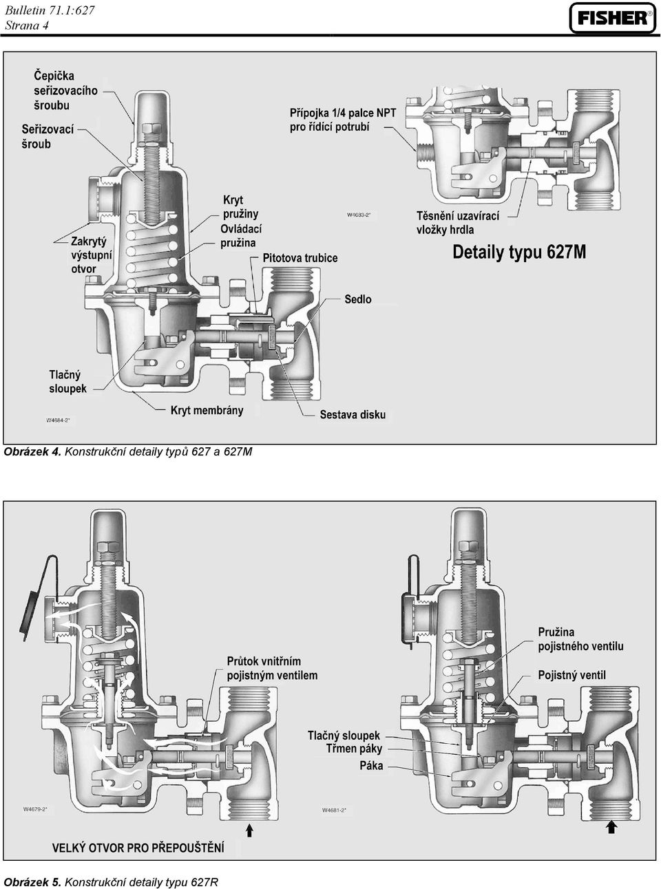 typů 627 a 627M Obrázek