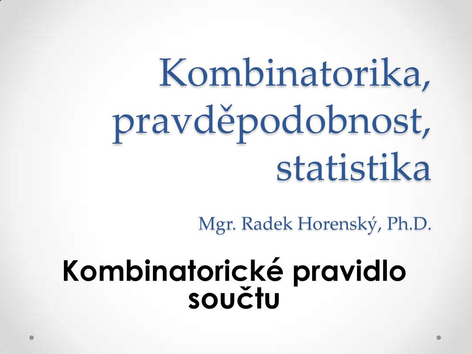 statistika Mgr.