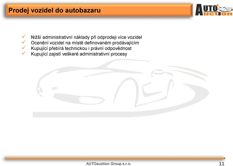 definovaném prodávajícím Kupující přebírá technickou i