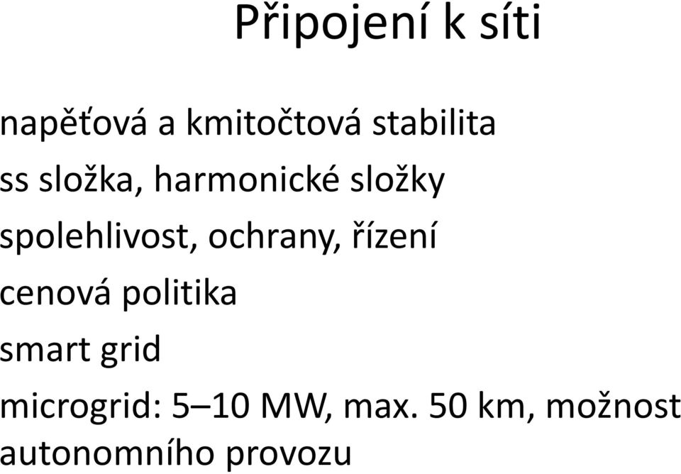 ochrany, řízení cenová politika smart grid