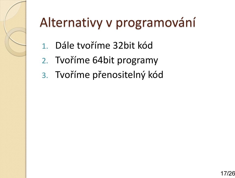 Tvoříme 64bit programy 3.