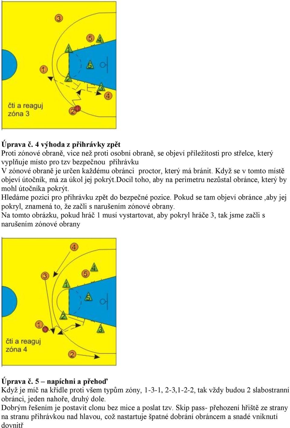 obránci proctor, který má bránit. Když se v tomto místě objeví útočník, má za úkol jej pokrýt.docil toho, aby na perimetru nezůstal obránce, který by mohl útočníka pokrýt.