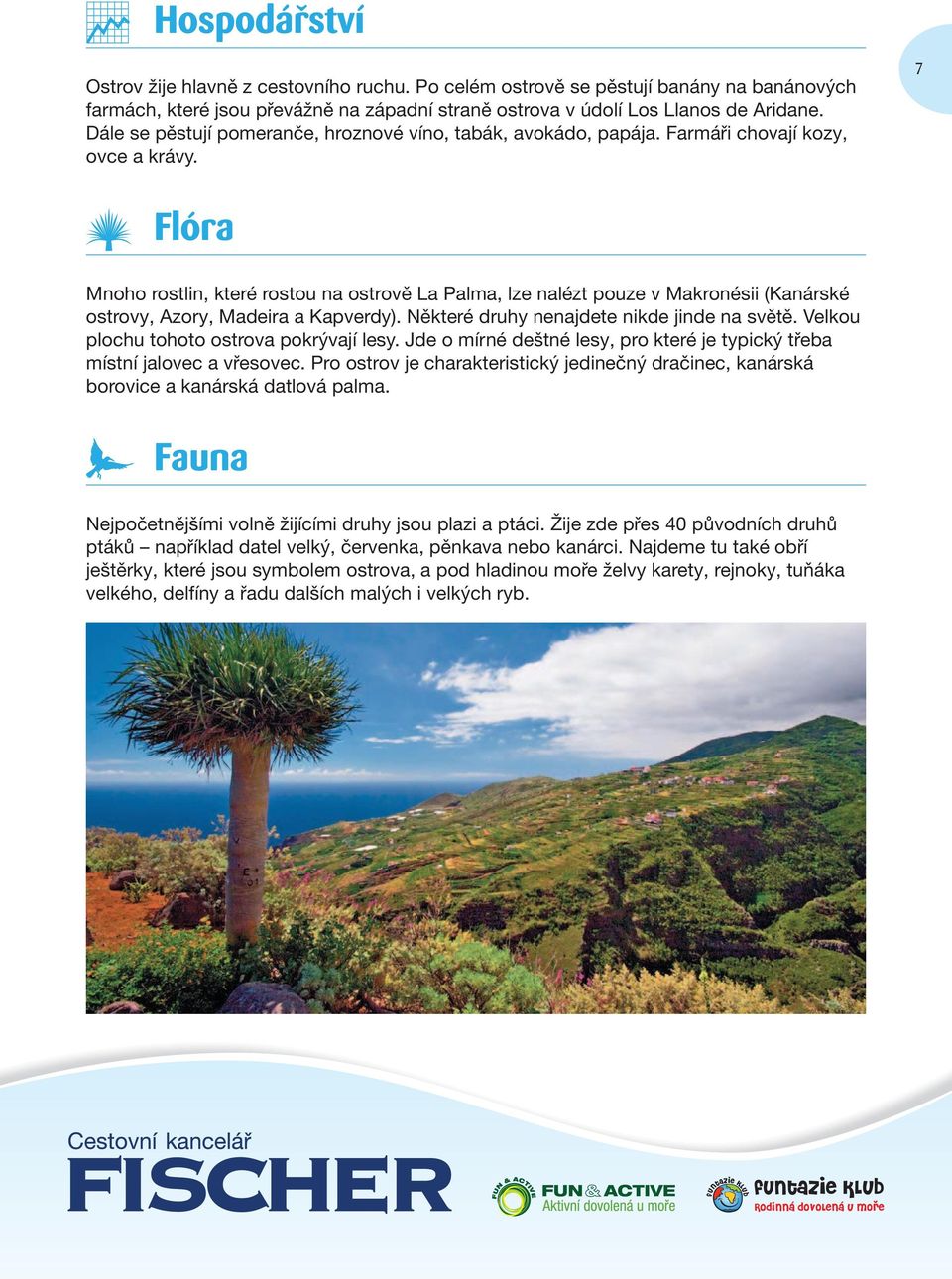 7 Flóra Mnoho rostlin, které rostou na ostrově La Palma, lze nalézt pouze v Makronésii (Kanárské ostrovy, Azory, Madeira a Kapverdy). Některé druhy nenajdete nikde jinde na světě.