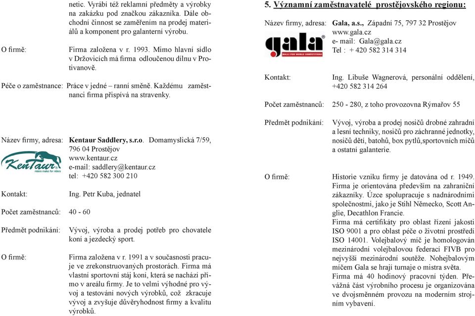 Název firmy, adresa: Kentaur Saddlery, s.r.o. Domamyslická 7/59, 796 04 Prostějov www.kentaur.cz e-mail: saddlery@kentaur.cz tel: +420 582 300 210 Ing.