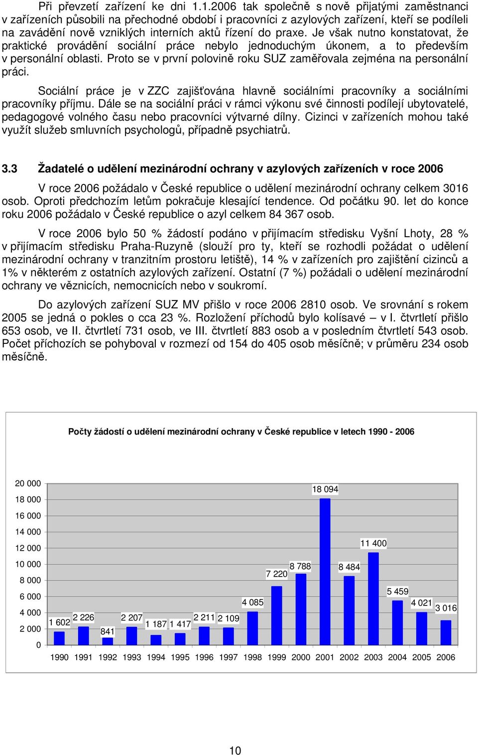 praxe. Je však nutno konstatovat, že praktické provádění sociální práce nebylo jednoduchým úkonem, a to především v personální oblasti.