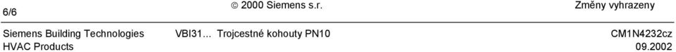 Building Technologies VBI31.