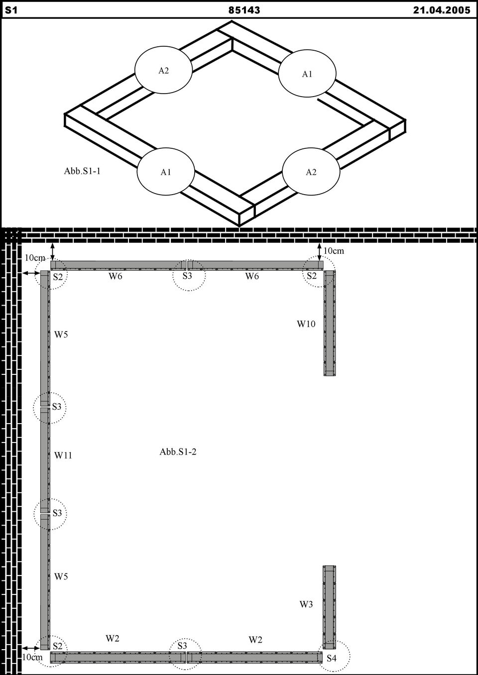 S1-1 A1 A2 10cm 10cm S2 6