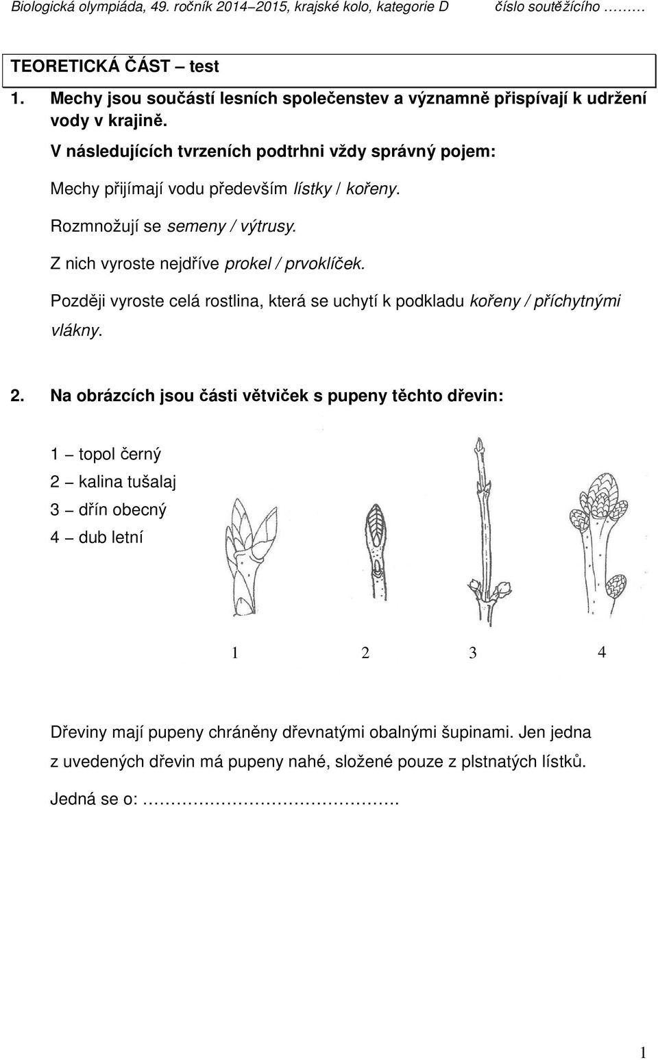 Z nich vyroste nejdříve prokel / prvoklíček. Později vyroste celá rostlina, která se uchytí k podkladu kořeny / příchytnými vlákny. 2.