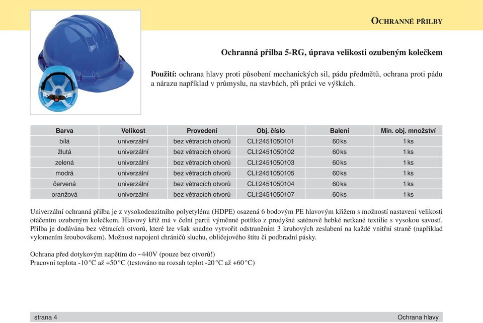 bílá univerzální bez větracích otvorů CLI:2451050101 60 ks 1 ks žlutá univerzální bez větracích otvorů CLI:2451050102 60 ks 1 ks zelená univerzální bez větracích otvorů CLI:2451050103 60 ks 1 ks